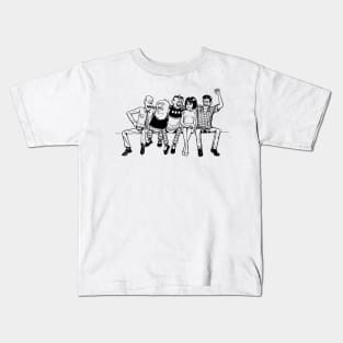 Old Master Q and Friends 2 Kids T-Shirt